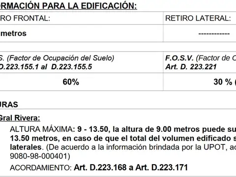 Terreno en Venta de 419,0 m2