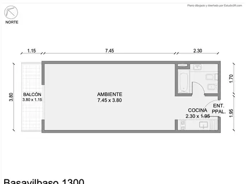 Departamento en Venta de Monoambiente