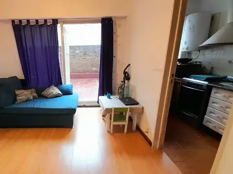 Departamento 2 ambientes con 1 baño