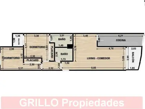 Departamento en Alquiler con 2 cocheras