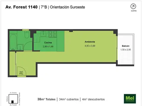 Avenida Forest 1100