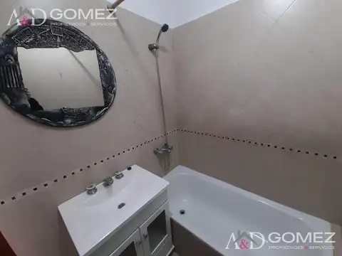Departamento 2 ambientes con 1 baño