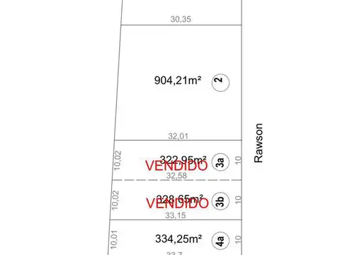 Terreno en Venta 10  mts Frente