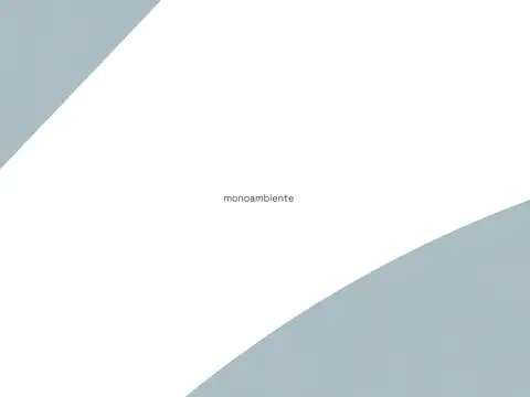 Departamento Monoambiente con 1 baño