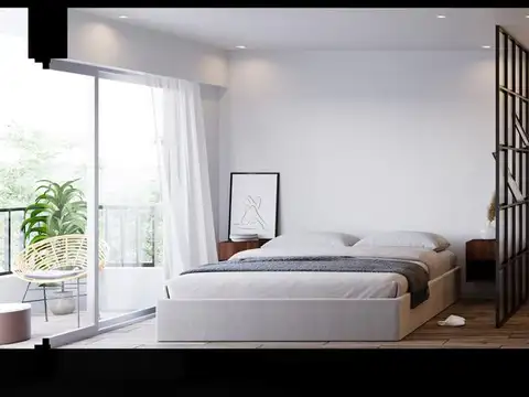Departamento Monoambiente con 1 baño