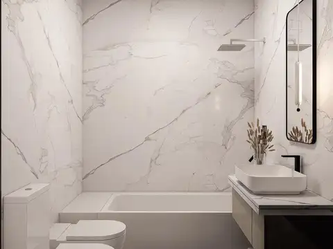 Departamento 2 ambientes con 1 baño