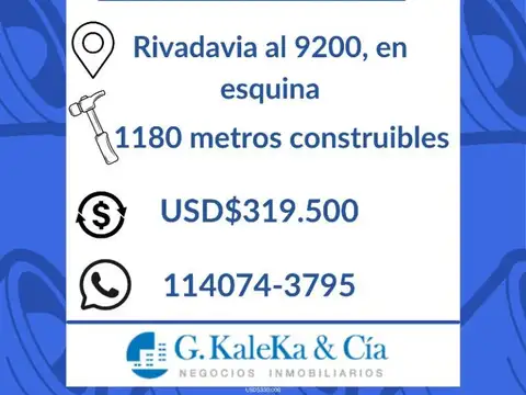 MARAVILLOSO TERRENO EN VENTA EN VILLA LURO. GRAN OPORTUNIDAD