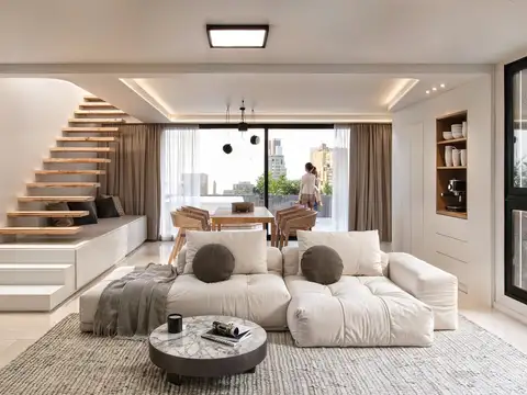 Departamento duplex de 4 dormitorios con cochera y pileta