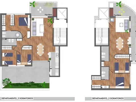 VENTA DEPARTAMENTO 2 DORMITORIOS EN ALBERDI