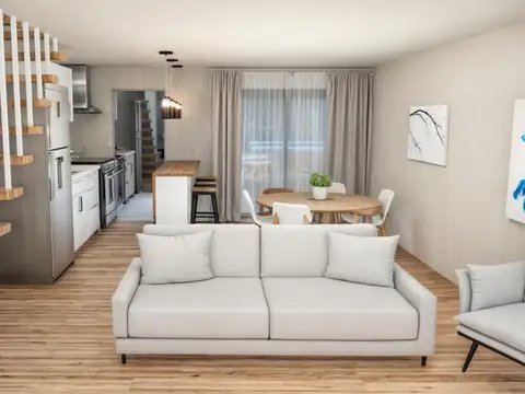 Casa 3 ambientes con 2 baños