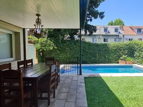 Alquiler Temporal Casa c/pileta Beccar San Isidro