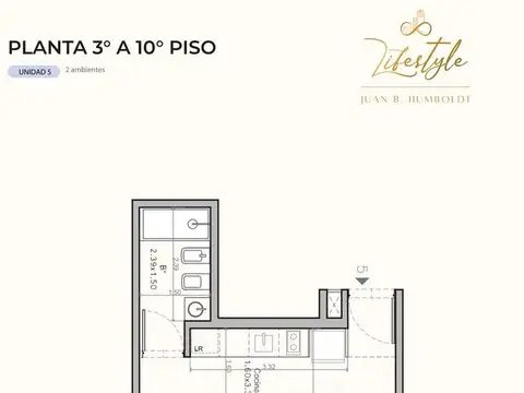 Departamento en Venta de 1 dormitorio