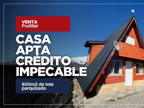 VENTA CASA APTA CREDITO 2 HABITACIONES