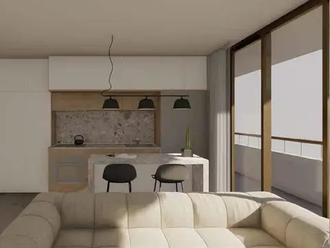 Departamento en venta de 2 ambientes al frente en Palermo Chico Piso alto