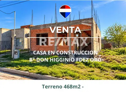 VENTA CASA EN CONSTRUCCION FERNANDEZ ORO