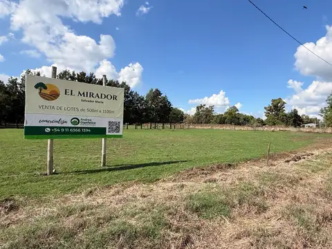 Terreno en Venta en Salvador María, USD 35.000