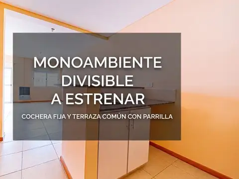 VENTA MONOAMBIENTE DIVISIBLE CASANOVA APTO CRÉDITO