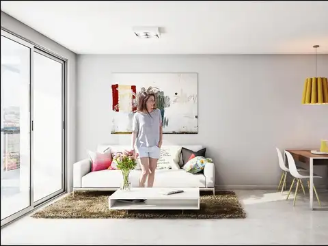 Departamento 3 ambientes con 2 baños