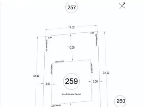 Terreno en Venta de 625,0 m2