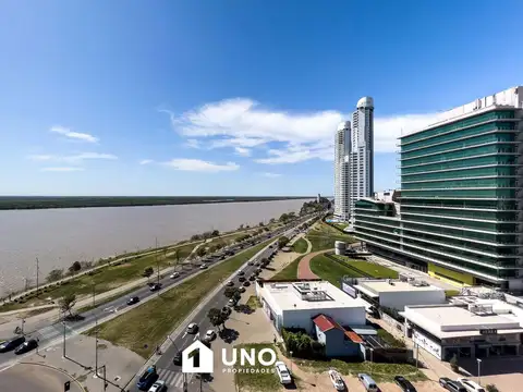 Francia y Arenales - Amplio Dpto de 2 Dormitorios Externo con Vista al Río. Con cochera.