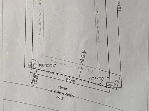 Terreno en Venta de 847,0 m2