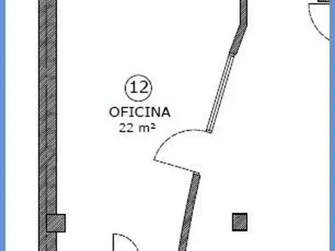 Oficina en Alquiler en Parque Luro, $ 462.000
