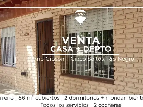 Venta Casa con Departamento Cinco Saltos