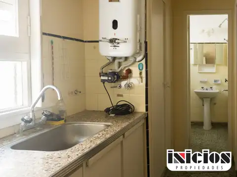 Departamento 2 ambientes con 1 baño
