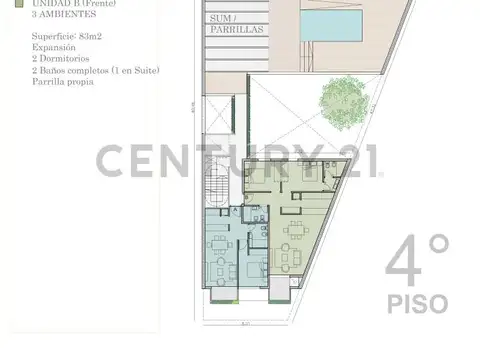 Departamento en Venta en Olivos, USD 190.740