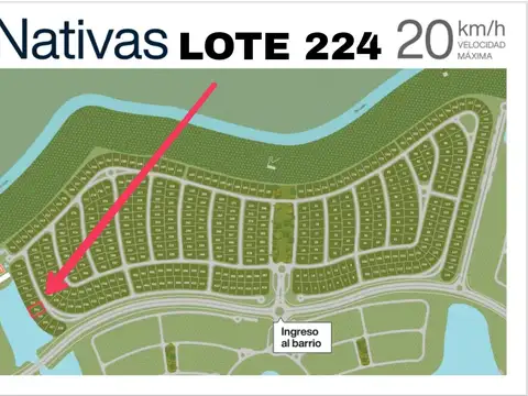 Terreno en Venta en Puertos - Barrio Nativas, USD 170.000