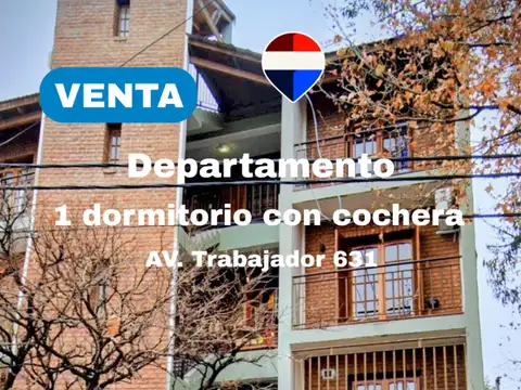 VENTA  DEPARTAMENTO 1 DORMITORIO CON COCHERA