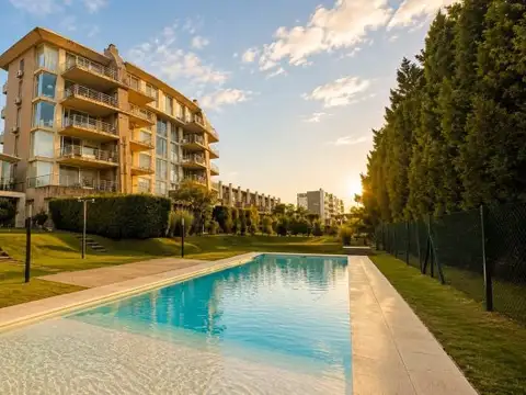Venta | DEPTO 3 AMBIENTES en NORDELTA | Balcón terraza con Parrilla | Vista al Lago central