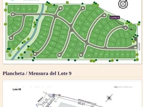 Lote de oportunidad en Barrio Arenas Chico