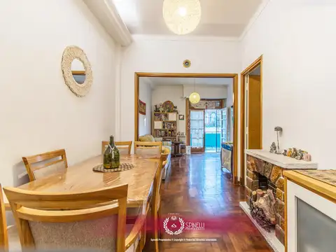 Venta departamento 3 ambientes 74M² con balcón al frente en San Cristóbal baño y cocina reciclados
