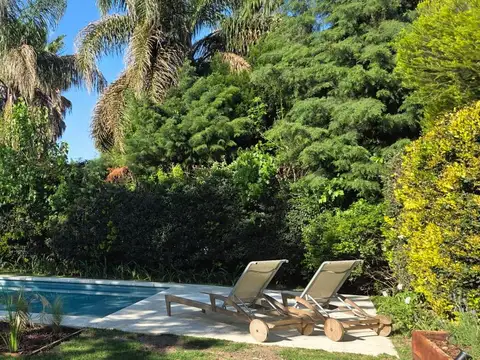 Casa en alquiler temporario Santa Maria de Los olivos, Panamericana Km34, 3 dorm, jardin y pileta