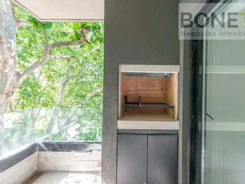 Departamento Monoambiente en primer piso a la calle - ventana doble vidrio - tranquilo y  luminoso