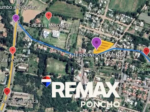 SE VENDEN 4 TERRENOS FRAY M.ESQUIÚ U$S 20 MIL C/U