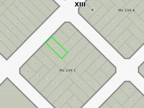 Terreno en Venta de 384,0 m2