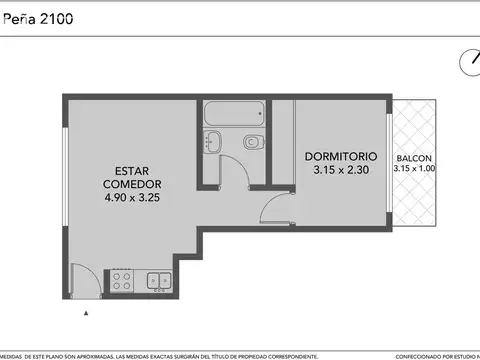 Departamento en Venta de 2 ambientes