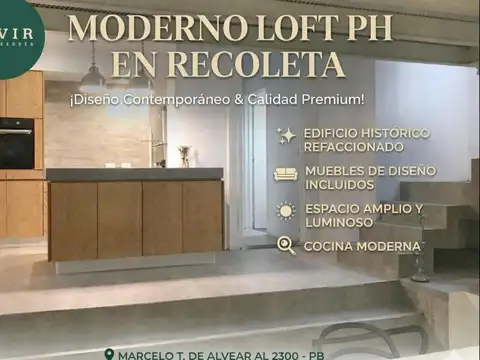PH/Loft/Departamento en Recoleta