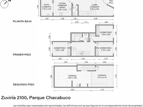 Depto Tipo Casa en Venta de 4 ambientes