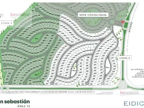 Terreno en Venta de 601,0 m2