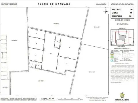 Venta terreno  de 10000 m2 en VIlla Esquiu con acceso  a Circunvalación