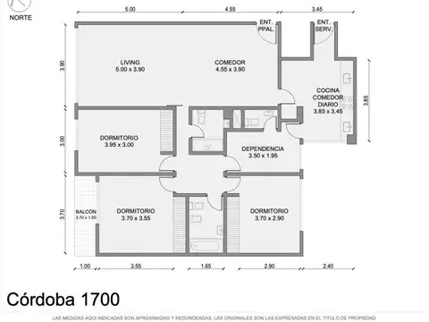 Departamento en Venta de 4 ambientes