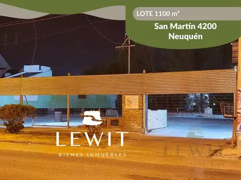 LOTE COMERCIAL APTO DESARROLLO EN VENTA  AV. SAN MARTIN 4200