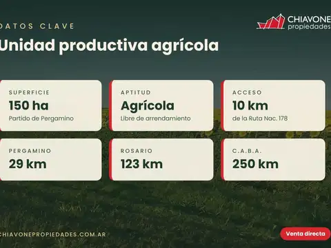 Campo en Venta de 150  ha