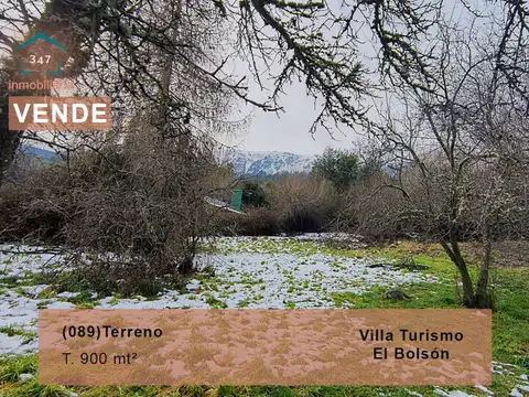 (089) El Bolsón Terreno de 900 mt² barrio Villa Turismo