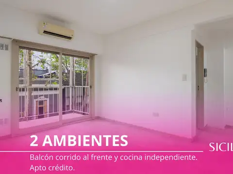 Venta - Departamento - 2 ambientes - Almagro - Balcón