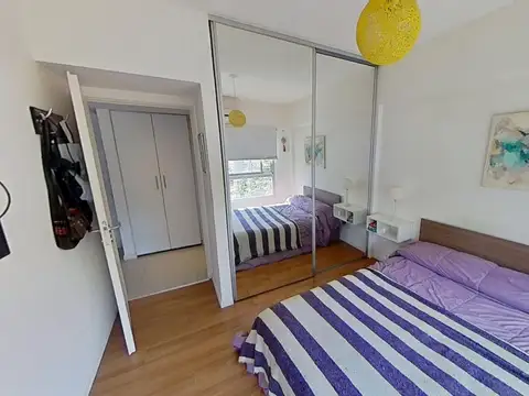 Departamento 2 ambientes con 1 baño
