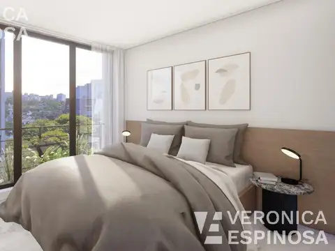 Departamento 2 ambientes con 1 baño